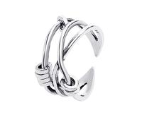 Healeved Bague Anti-anxiété Pour Femme Anneau Ouvert Irrégulier Design Chic Et Élégant