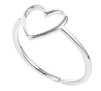 Healeved Bague Cœur Ouverte Simple Pour Femme Accessoire De Personnalité Cadeau Amour