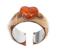 Healeved Bague D'amour Imprimé Léopard Bague Minimaliste Bagues De Costume Sympas Porter Des Bagues Au Quotidien Bijoux Pour Hommes Anneaux D'amour Anneau Ouvert Animal Léopard Acrylique