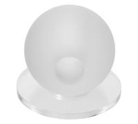 Healeved Balle D’Entraînement de Billard Mate Transparente Trou 16 MM - Outil de Visée Précis pour Bille Blanche - Accessoire Pratique pour Entraînement au Snooker et Billard Américain -