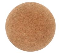 Healeved Balle de Massage en Liège Haute Densité 100 MM Balle de Fitness Polyvalente pour Muscles Fatigués Rouleau de Relâchement pour Dos Nuque et Pieds Accessoire Yoga Solide et