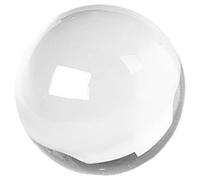 Healeved Ballon de fitness jade massage boules de balle boules d'exercice boules de santé chinoises boules de main chinoises ballons d'exercice chinois Cristal blanc Transparent