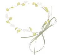 Healeved Bandeau à Fleurs de Muguet Vert, Accessoire de Cheveux Élégant et Polyvalent pour Mariée, pour Engagements et Dates Spéciales