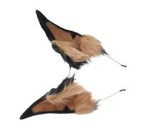 Healeved Bandeau Oreilles Animaux Fausse Fourrure pour Cosplay Doberman Accessoire Costume Fête et Carnaval