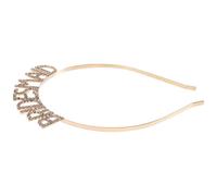 Healeved Bandeau pour Cheveux de Demoiselle D’honneur en Alliage Doré Strass Ab Scintillants, Bandeau à Lettres Décoratif Chic pour Mariage et Soirée, Accessoire Coiffure Femme Élégant