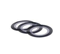 Healeved Bandes Adhésives Métalliques Argentées Décoration Manucure Professionnelle pour Nail Art Rouleaux de Lignes Brillantes 3pcs, Autocollants pour Ongles Diy