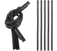 Healeved Bandes de Caoutchouc pour Essuie-Glaces sans Cadre 6 MM Recharges Universelles 10 Pièces Caoutchouc Naturel Flexible Compatibles Pare-Brise Auto Remplacement Silencieux