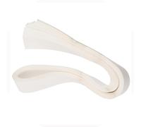 Healeved Bandes de Papier pour de Banque 40 Pièces Blanc 30 CM Papier Flexible et Résistant Sangles pour Espèces pour Banques et Supermarchés