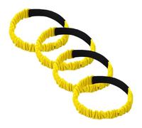 Healeved Bandes Élastiques en Tissu Oxford Résistant à l'usure pour Course à Trois Jambes 4 Pièces Faciles à Nettoyer, pour Jeux de Cohésion D'équipe Garçon et Filles et Adultes