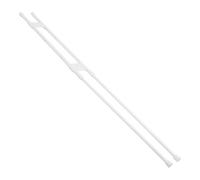Healeved Barres de Tension Rétractables Blanches 50-90 Cm, Lot de 2, Tringles de Rangement D’Angle pour Réfrigérateur de Camping-Car, Accessoires Intérieurs pour Van Aménagé, Installation
