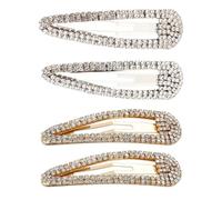 Healeved Barrettes à Cheveux 4pcs en Alliage pour Accessoire Cheveux Lors de Concours et Voyages de Noces