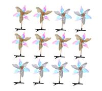 Healeved Barrettes À Cheveux En Forme De Moulin À Vent - 12 Pièces Paillettes Pour Enfants Accessoires Pour Cheveux Filles Barrettes Pour Cheveux Fins