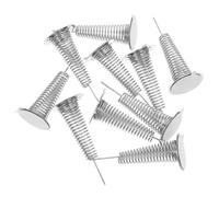 Healeved Base à Ressort Oscillante Métallique 50 Pièces Adhésif Double-face, Ressort Conique en Fer Robuste pour Loisirs Créatifs, Décorations de Printemps et Jouets à Tête Tremblante