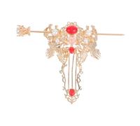 Healeved Bâton à Cheveux Chinois Couronne De Cheveux Chinoise Doré Style Ancien Accessoires Femmes Mariage Banquet