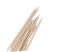Healeved Bâtonnets En Bois Pour Nail Art Repousse-cuticules 100 Bâtonnets Orange Pour Poussoir Avec Bâtonnet De Nettoyage Pour Manucure