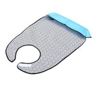 Healeved Bavoir Adulte Grand Format en Polyester Résistant Bavoir à Sangle Boucle à Pression Ergonomique et Léger Protection Repas pour Personnes Âgées