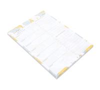 Healeved Bloc-notes Magnétique A5 Rouge à Fleurs, Bloc-notes pour Liste de Courses et Planning, Aimant Puissant pour Réfrigérateur, Bloc-notes Détachable pour Bureau, Organisation Pratique