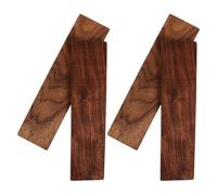 Healeved Blocs de Bois Rectangle en Noyer Massif 4 Planches Épaisses 20X5X1 CM pour Sculpture et Gravure Artisanat du Bois Polyvalent DIY Matériau Robuste et Maniable