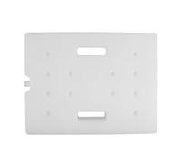 Healeved Blocs Réfrigérants Réutilisables 2000g en Plastique Blanc pour Refroidissement Commercial, pour Plage et Transport Alimentaire