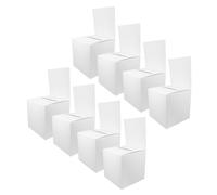 Healeved Boîte à Bulletins en Papier Blanche Multifonctionnelle pour Tombola, Urne à Bulletins Résistante et Sécurisée, pour Fêtes et Événements, Lot de 8 Pièces