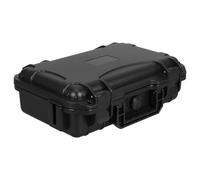 Healeved Boîte à Outils Étanche et Antichoc en PP avec Mousse de Protection, Organisateur Portable pour Atelier et Entretien Urgent, Couleur Noire, Dimensions 270x160x83 Mm