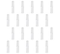 Healeved Boîte à Stylos Transparente Facile à Transporter et Organiser 20 Pièces en Plastique Design à Plaque Fixe pour Garçon et Filles et Amis