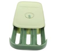 Healeved Boîte à Œufs Réfrigérateur Avec Couvercle Boîte De Rangement à Tiroir Empilable Pour Œufs Conteneur De Stockage Pratique Pour Cuisine Et Restaurant Couleur Verte