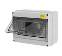 Healeved Boîte de Distribution Électrique Étanche 8 Circuits avec Coque ABS Tableau Électrique Extérieur Multifonction pour Jardin et Camping Boîtier Protection Disjoncteur Fiable et