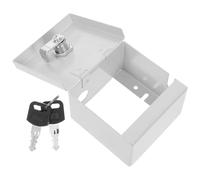 Healeved Boîte de Prise Électrique Extérieure Verrouillable Étanche aux Intempéries Protection Double pour Prise et Câble Installation sans Outil Compacte et Polyvalente pour Usage