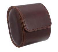 Healeved boîte de Rangement de Montre Sac de Rangement pour Montre Portable Regarder boîtier de l'étui pour l'homme Unique PU Brun