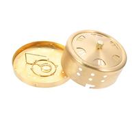 Healeved Boîte outil de massage conteneur de moxa-brûleur patch ventre pour maigrir brûleur moxa réglable support de brûleur de de moxa porte-brûleur moxa cuivre Golden