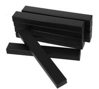 Healeved Boîtes à Bijoux Solution de Rangement en Papier Noir Lot de 10 Couvercle, Design Élégant et Simple pour Bijoux et Pinceaux ou Événements