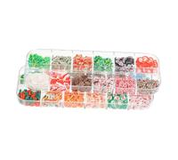 Healeved Boîtes De Décorations Pour Nail Art Éléments De Noël Pour Manucure Accessoires De Salon De Beauté