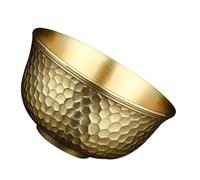 Healeved Bol Décoratif en Cuivre Épais 6,3 CM X 3 CM, Corne d'Abondance Artisanale pour Décoration de Fête, Ornement Vintage Maison, Accessoire Déco Table Noël, Bol à Riz Ornemental