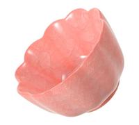 Healeved Bol en Céramique 60 Ml pour Huiles Essentielles et Masques Faciaux Spa - Bol Thaï Rose Glacé pour Soins du Visage Mélange Polyvalent pour Masques Beauté Maison Usage