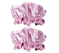 Healeved Bonnet De Nuit Pour Enfants En Tissu De Qualité - Lot De 2 Bonnets Ronds En Satin - Bonnet De Nuit Pour Bébés Et Enfants - Bord