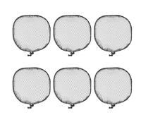 Healeved Bonnets en Filet Élastique Respirants et Résistants la Déformation Lot de 6 Noirs Accessoires Fabrication Coiffage de Perruques pour Postiche