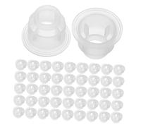Healeved Bouchons De Bouteille D'Aromathérapie 200 Pièces Bouchon Rond Transparent - Capuchon De Remplacement Pour Et Huiles Essentielles - Compatible Avec Les Flacons
