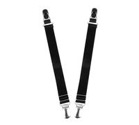 Healeved Boucle de Jarretière Réglable en Nylon et Métal, Pinces Ajustables pour Bas Fins, Maintien Sécurisé Anti-Glisse, pour Femmes, Usage Quotidien Confortable, Dimensions 1,9 X 1,9 CM