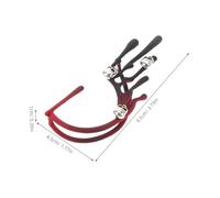 Healeved Boucle Doreille Squelette Halloween Droite Inoxydable Design Crâne Lava Réaliste et Confortable pour Fête Gothique et Cosplay