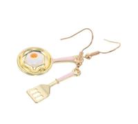 Healeved Boucles D'oreilles Cartoon Boucles D'oreilles Créatives Pendantes Golden