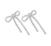 Healeved Boucles D'oreilles Manchette D'oreille Mariage Faire La Fête Boucles D'oreilles Noeud En or Goujons Étalon Petit Délicat Arc Boucles D'oreilles Filles Alliage