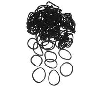 Healeved Boucles Élastiques pour Métier à Tisser 96 Pièces Recharge Noire Cordon Élastique Flexible pour Loisirs Créatifs Tissage de Maniques et Décoration Fête Accessoire DIY
