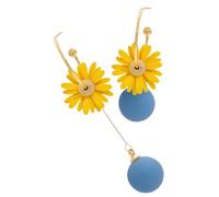 Healeved Boucles Oreilles Marguerite Asymétriques Forme de Fleur pour Femmes et Filles Pendantes