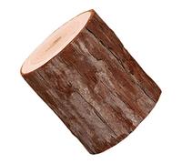 Healeved Bougeoir Bois Souche Photophore Bois Rustique Support Bougie pour Centre Table Décoration Fête Mariage