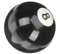 Healeved Boule de Billard Noire N°8 en Résine Résistante à L’Usure Accessoire Pratique pour Entraînement au Billard sur Table Américaine Lisse pour Usage Domestique et Salle de Loisirs