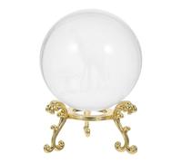 Healeved Boule de Verre gravée Laser en 3D représentant Une Maman et Son bébé Girafe, avec Support, Presse-Papier, Figurine Girafe de Collection, 6 cm, Statuette décorative en Verre, Cadeau pour
