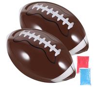 Healeved Boule Soi-même pour Fête de Révélation du Genre Poudre Bleue et Rose 400g, Ballon Rugby Décoratif pour Shower et Anniversaire, Décoration Festive Maison Cuisine