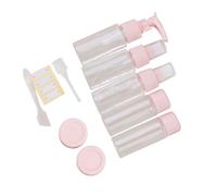Healeved Bouteille de Spray Rechargeable pour Cosmétiques Rose Portable Flacon Voyage Pratique et Réutilisable pour Shampooing Lotion et Huiles Essentielles