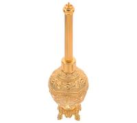 Healeved Bouteille d'eau Bénite Chrétienne et Construction Robuste Design Élégant en Verre et Alliage de Zinc pour Occasions Religieuses et Fêtes D'église